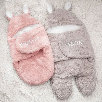 Baby Bunny Swaddle – Personalisiert und Ultraweich