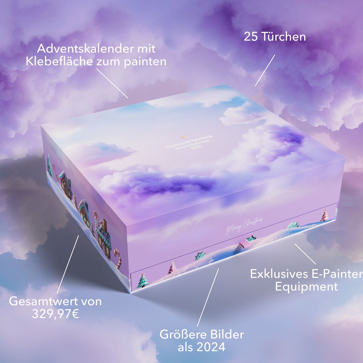 Diamond Painting XXL "Adventskalender 2025" - Limited Edition