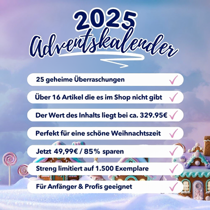 Diamond Painting XXL "Adventskalender 2025" - Limited Edition