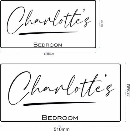 Personalisierter beleuchteter Namensspiegel